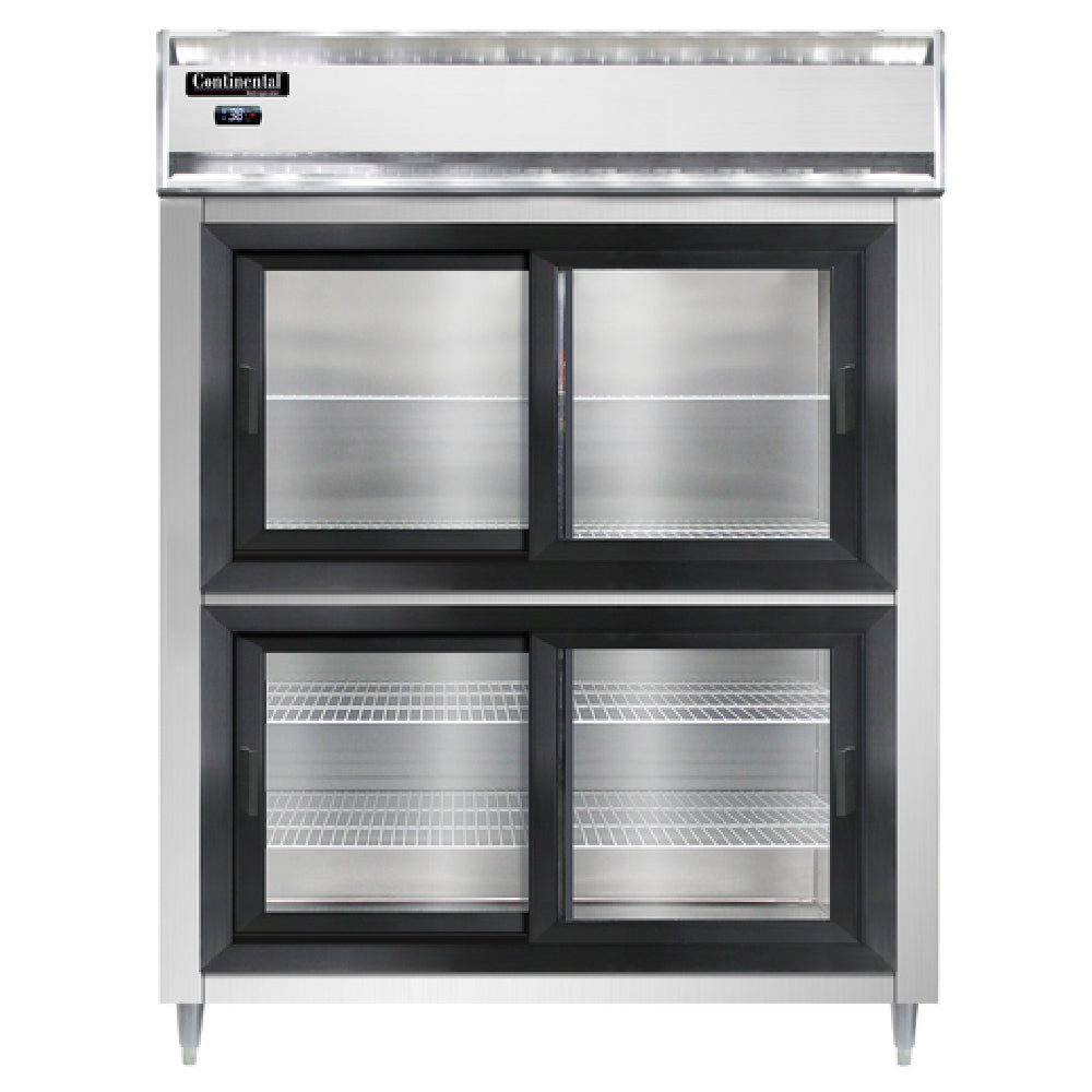 Continental Refrigerator D2RENSASGDHD Designer Line Wide Refrigerator Reach-in