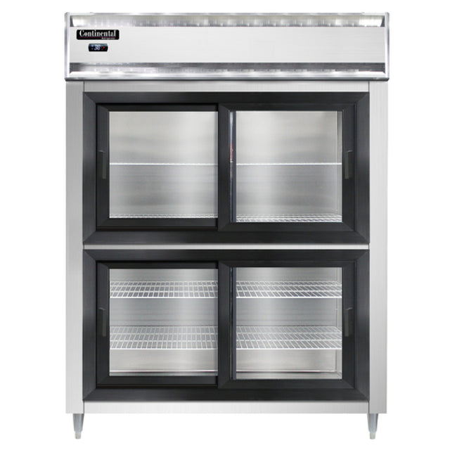 Continental Refrigerator D2RENSSSGDHD Designer Line Wide Refrigerator Reach-in