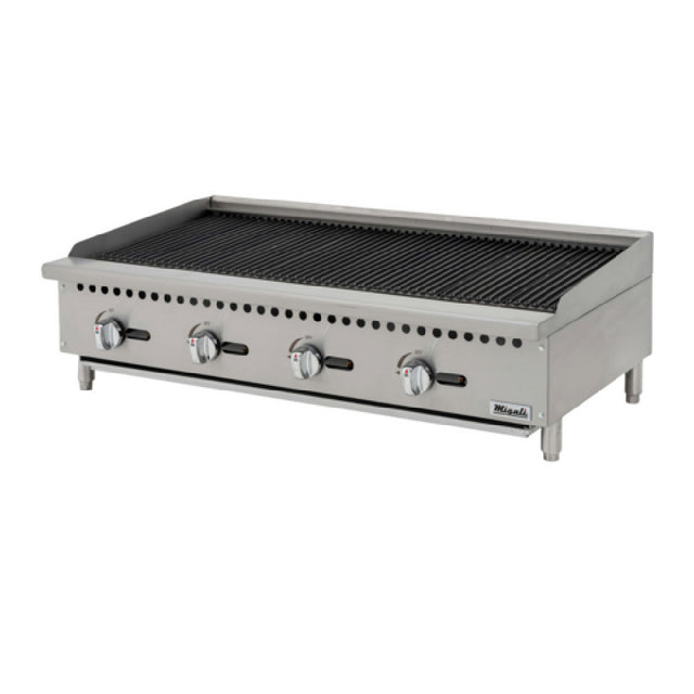 Migali Industries C-RB48 Competitor SeriesÂ® Charbroiler Countertop Natural Gas