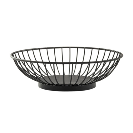 Tablecraft 10821 Parisian Collection Wire Basket 8" Dia. X 2-3/8"H Round