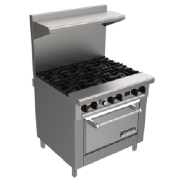 Venancio R36CO-36B_LP Restaurant Range Gas 36"W