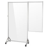 Bon Chef 90235-C - Mobile Partition, 48"W X 12"D X 72"H, Removable 24" X 48" Extension