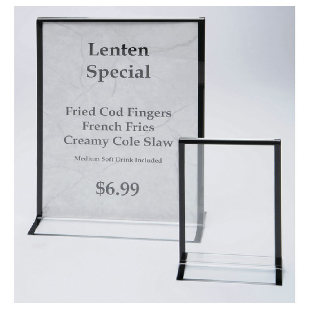 Hubert 75574 - Sign Holder, 8-1/2" X 11"H, Rectangular