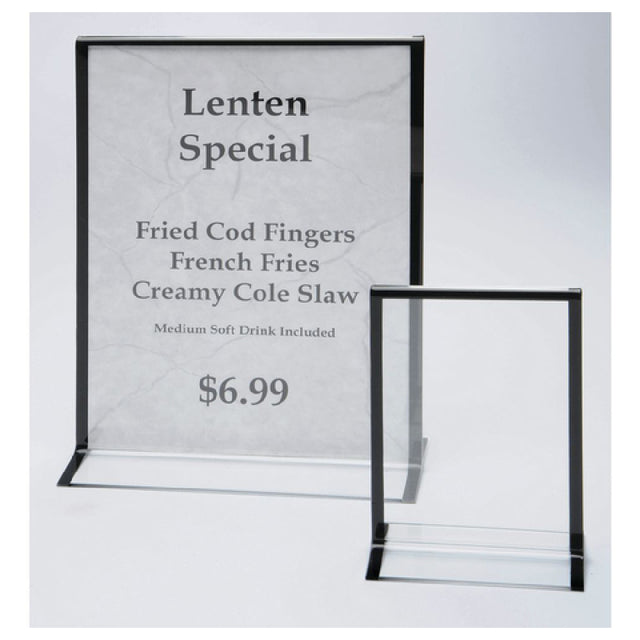 Hubert 75574 - Sign Holder, 8-1/2" X 11"H, Rectangular