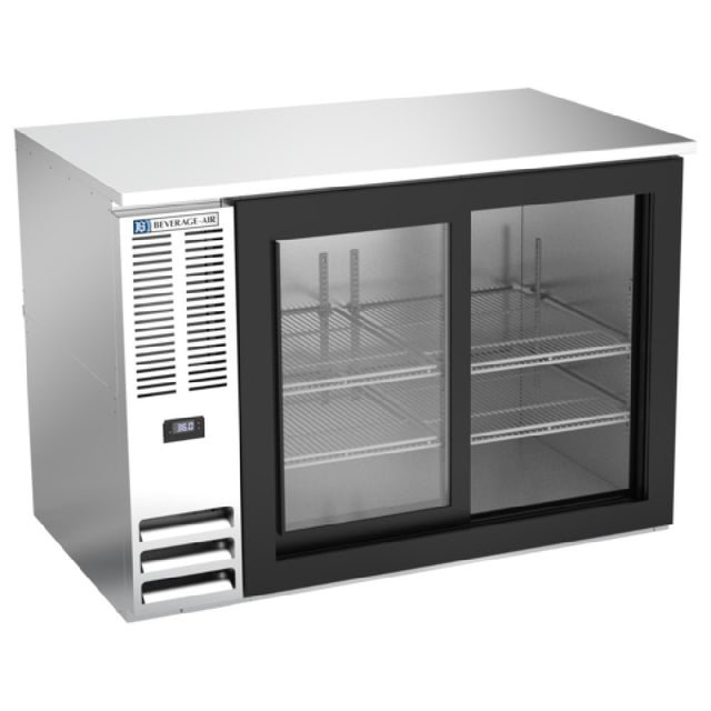 Beverage Air BB48HC-F-GS-S - Refrigerated Food Rated Back Bar Storage Cabinet, Two-section