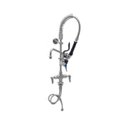 T&S Brass SMPM-2DLN-08-CR Mini Pre-Rinse Unit Single Hole Deck Mount Mixing Faucet