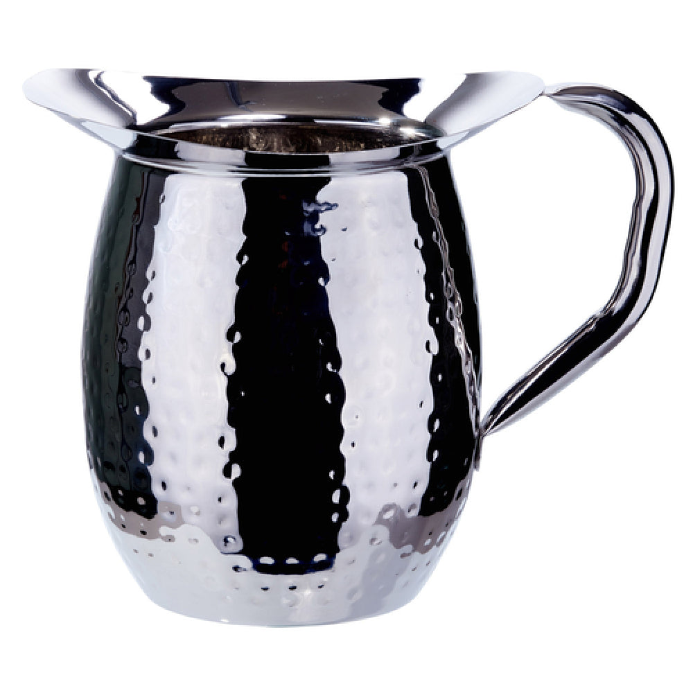 Winco WPB-2H Bell Pitcher 2 Qt. Hammered