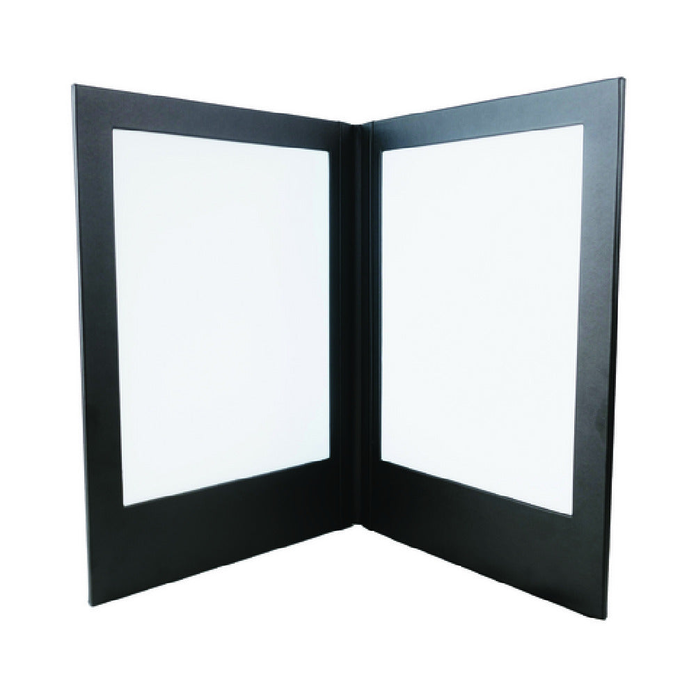 Risch LED-2V 8.5X11 LED Backlit Menu Covers In Black 8-1/2" X 11" 2 View