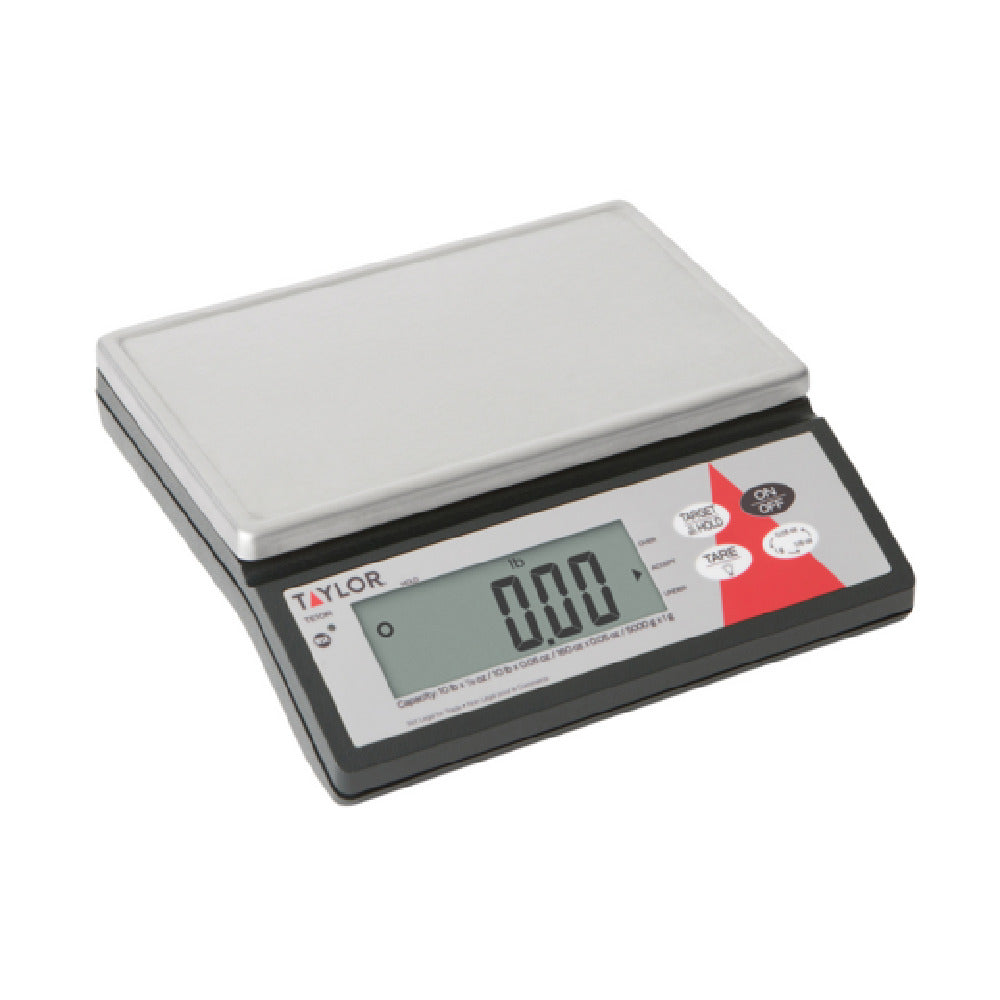 Taylor TE10R Portion Control Scale Electronic Capacity: 10 Lb X 0.1 Oz / ⅛ Oz