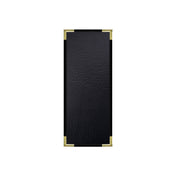 Risch SEV-1V 4.25X11 Seville Hardback Antibacterial/antimicrobial Faux-leather Menu Cover (specify Color)