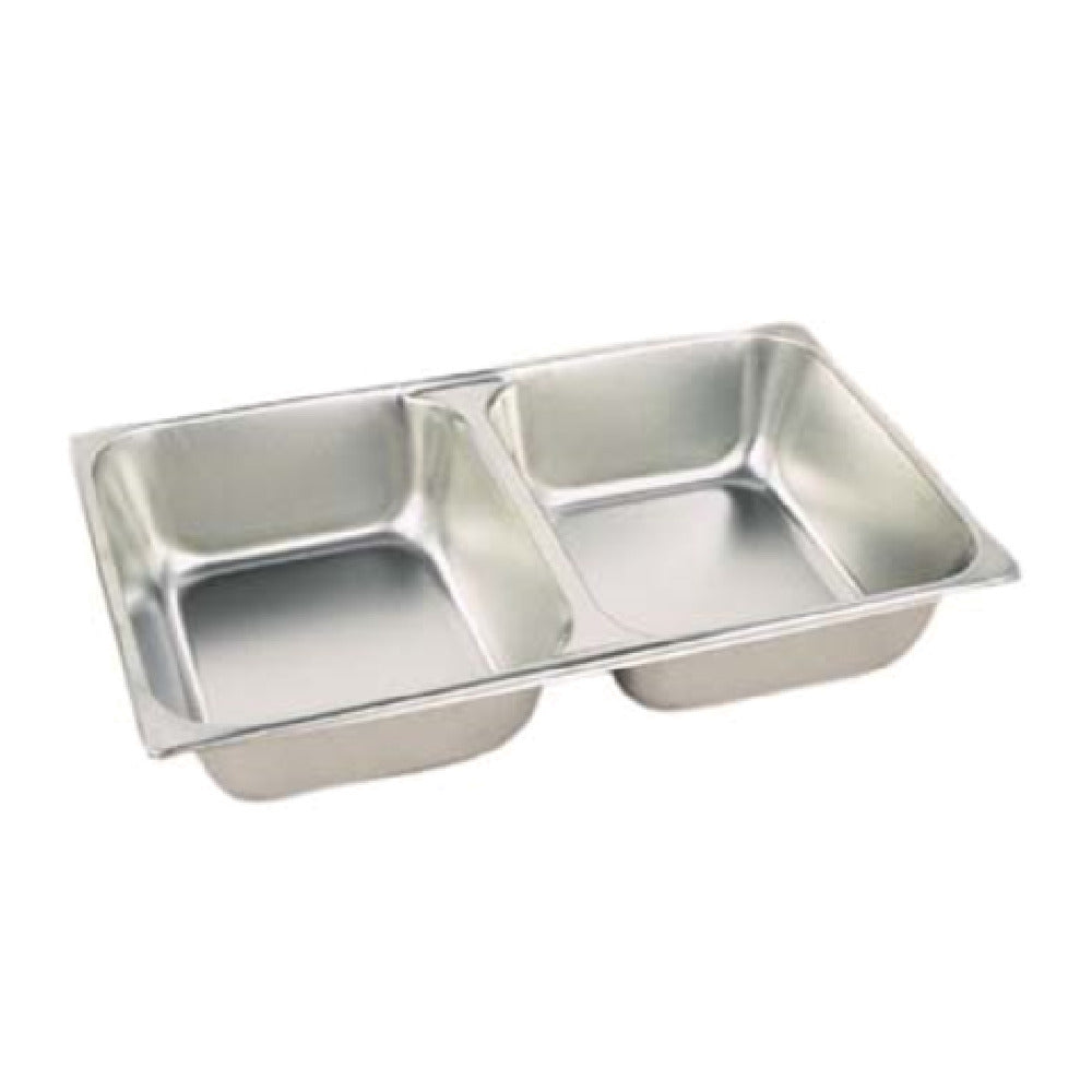 Admiral Craft DIV-200F4 Chafer Food Pan 2-compartment Divided