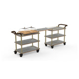Steelite MGCRNX25GBXX Mogogo Roll'n Mini Coffee Break Station Grey Slate Shelves