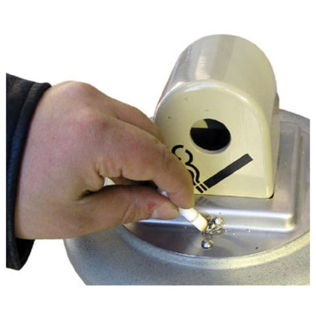 Rubbermaid FG9W3000SSTON - GroundsKeeper™ Smoking Management Tuscan Receptacle