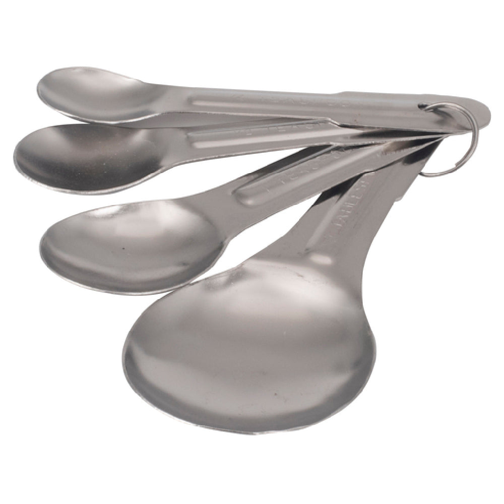 Stanton Trading 933 - Measuring Spoon Set, 4 Piece Set (1/4,1/2,1 Tsp & 1 Tbl), Stainless Steel