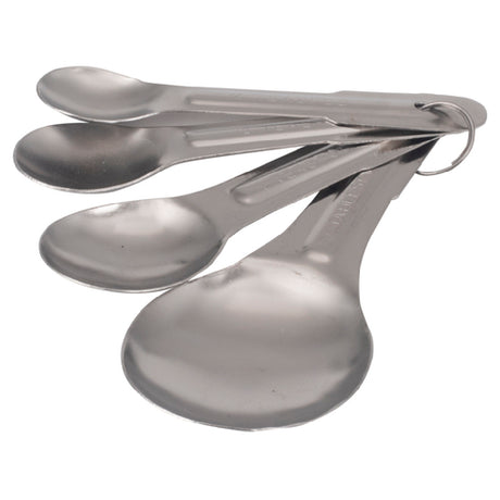 Stanton Trading 933 - Measuring Spoon Set, 4 Piece Set (1/4,1/2,1 Tsp & 1 Tbl), Stainless Steel