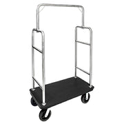 Central Specialties 2599PLS-010 Gold Coast Bellman's Cart 43"W X 23"D X 71"H Squared Top Style