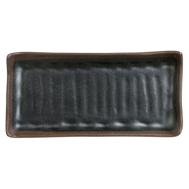 Steelite 7199TM010 Plate 10-1/4" X 4-7/8" X 3/4" Rectangular