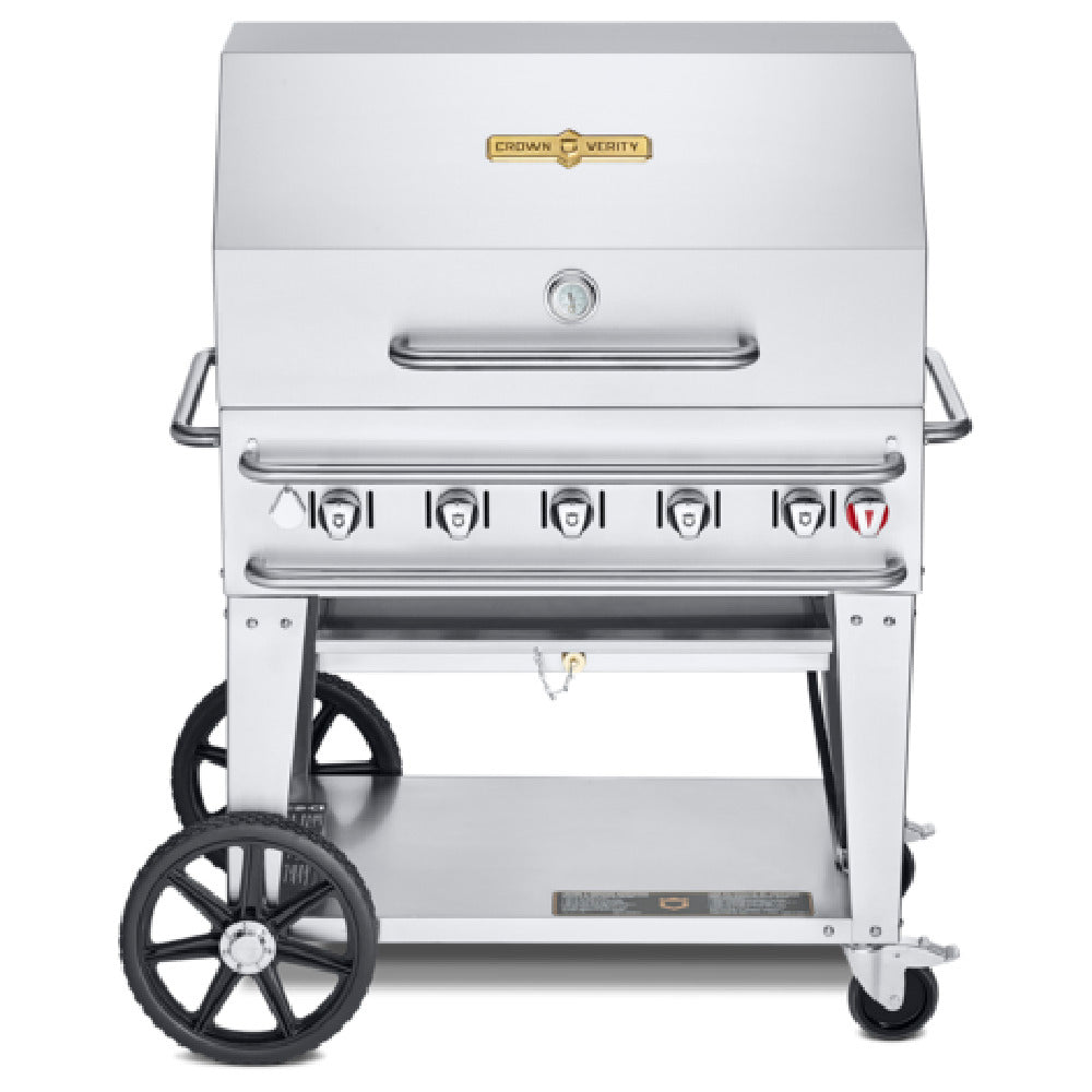 Crown Verity CV-RCB-36RDP Pro Series Grill LP Gas 44"L X 28"D