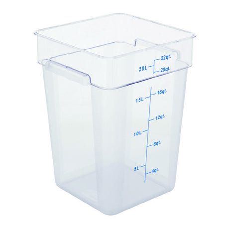Hubert 72849 - Hubert® Food Storage Container, 11-13/100"L X 11-13/100"W X 15-18/25"H