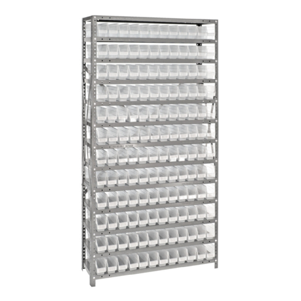 Quantum 1275-100CL Shelving Unit 12"D X 36"L X 75"H Heavy Duty