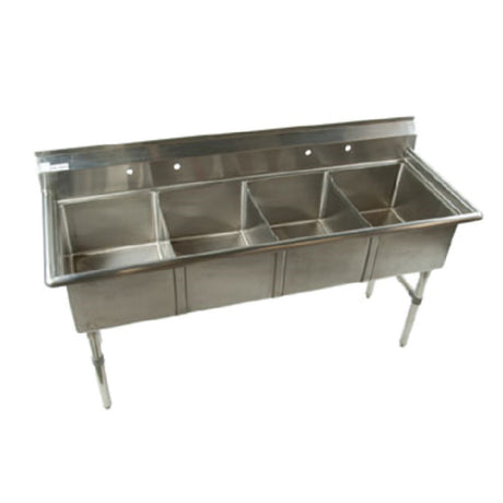 Klinger's Trading ECS4 Economy Sink Four Compartment 69"W X 25.5"D X 41"H