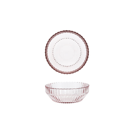Fortessa ARCHIE.PK.07 Archie Pink Cereal Bowl Glass 22.8 Oz. Dishwasher Safe (4 Each Per Case)