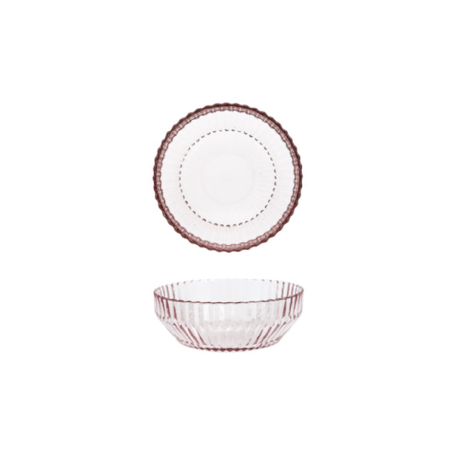 Fortessa ARCHIE.PK.07 Archie Pink Cereal Bowl Glass 22.8 Oz. Dishwasher Safe (4 Each Per Case)