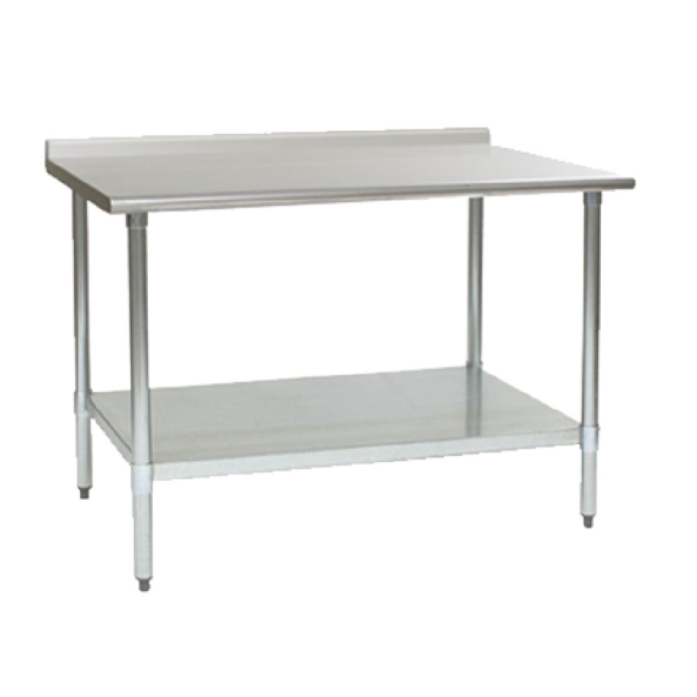 Eagle UT2424B-1X Budget Series Work Table 24"W X 24"D 430 Stainless Steel Top With 1-1/2"H Rear Up-turn