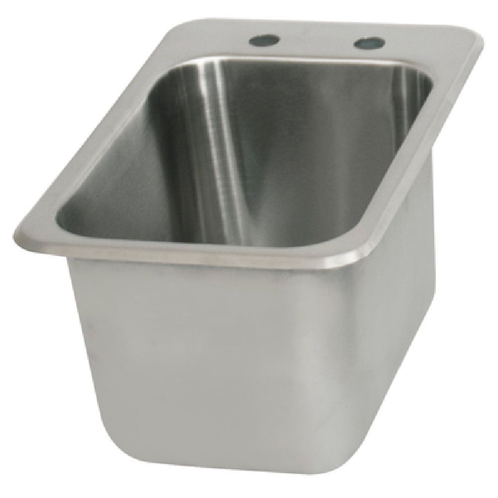 BK Resources BK-DIS-1014 Drop-In Sink One Compartment 12-1/8"W X 18-1/2"D X 9-3/8""H Overall Size