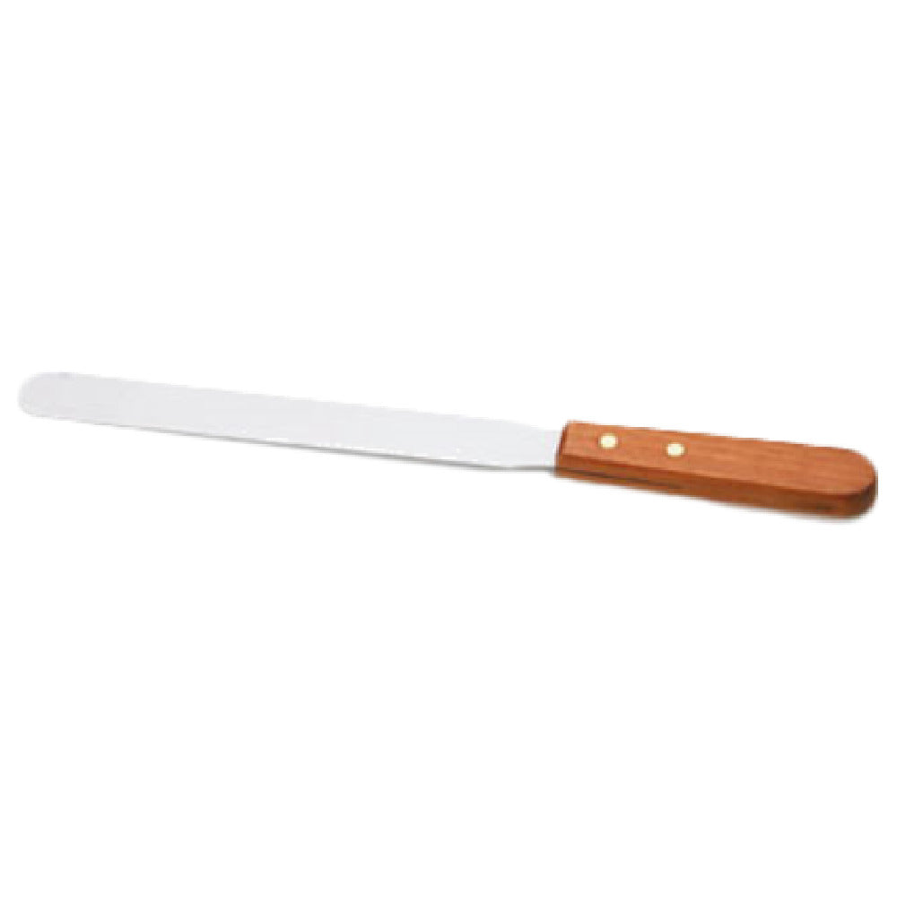 Royal Industries ROY 27 Spatula 6" X 1" Stainless Steel Blade Wood Handle