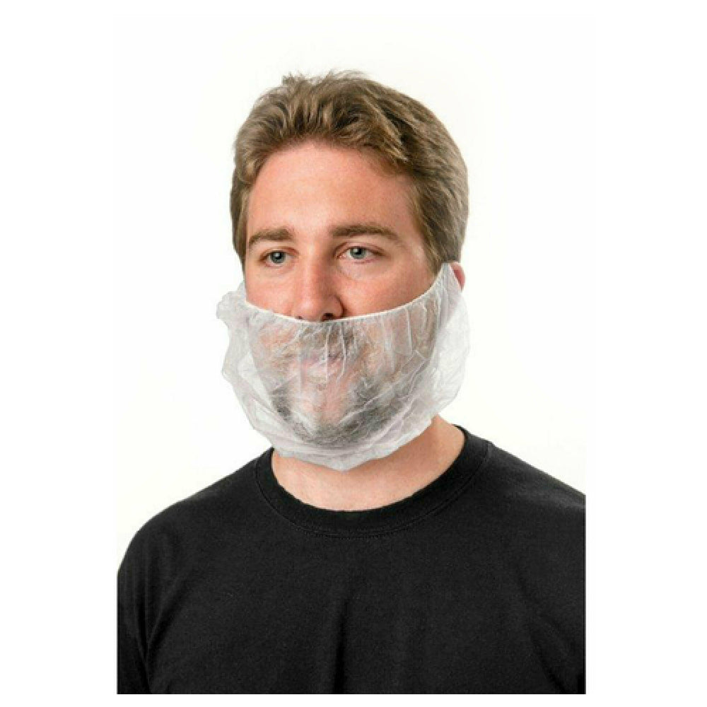 Royal Industries PPR BP Beard Restraint Spunbonded Polypropylene Disposable (100 Per Box 10 Boxes Per Case)