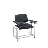 Alpine Industries ADI997-01-BLK-HD Blood Drawing Chair Padded Bariatric