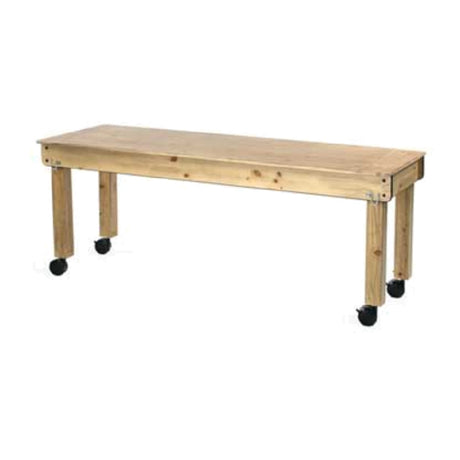 Forbes Industries 7010-KP Deluxe Catering Table 7-ft. L Solid Wood Construction