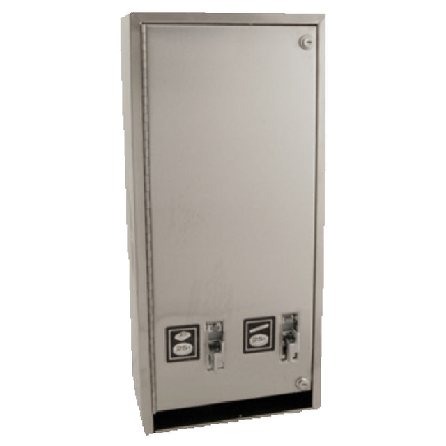 Franklin Machine Products 141-2000 Bobrick Tampon & Sanitary Napkin Dispenser 14-7/8" X 4-1/4" X 25-3/8" H