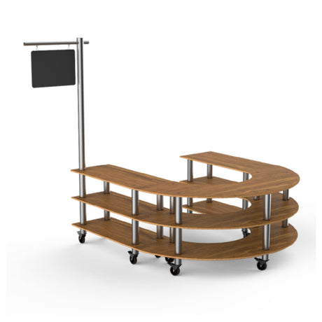 Steelite MGCMSA07BSXW - U Shape Station, 88.0" X 81.5" X 95.5", Modular