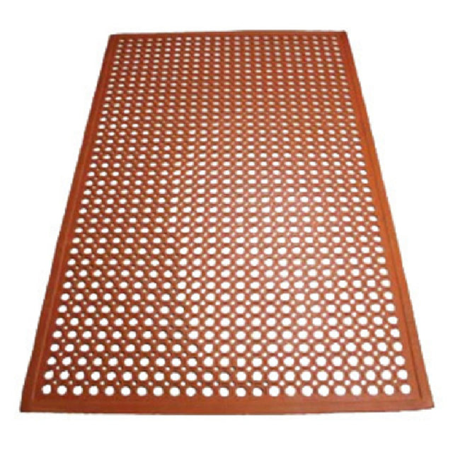 Winco RBM-35R Floor Mat 3' X 5' X 1/2" Thick Anti-slip