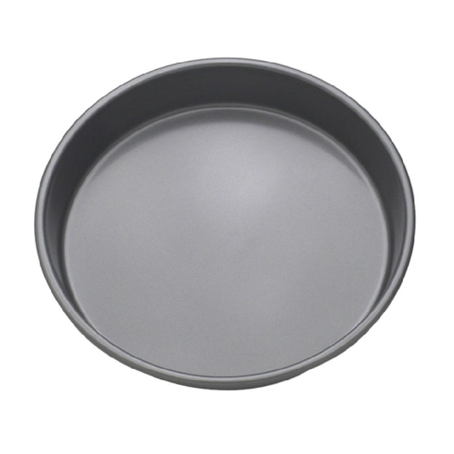 Harold Import Co. 43708 HIC Cake Pan 9" Dia. X 1-3/4"H Carbon Steel With Non-stick Coating