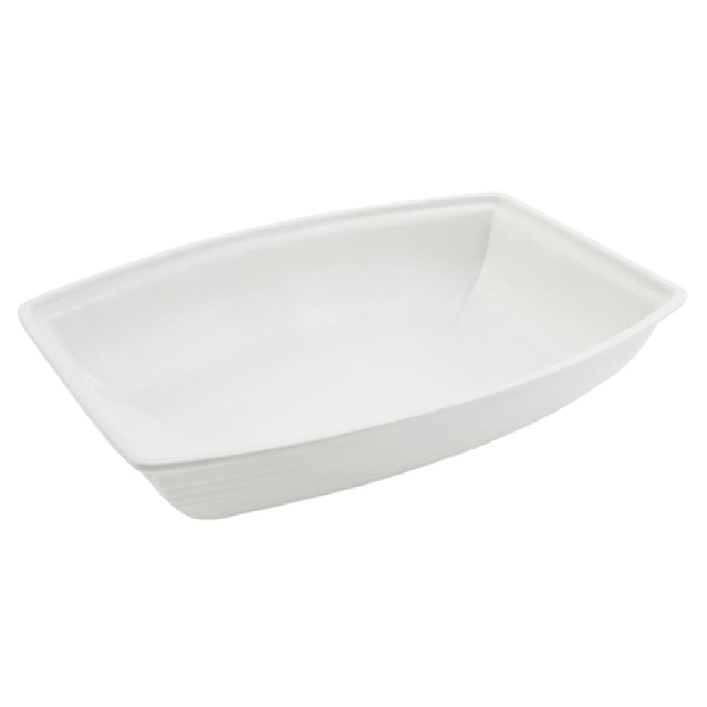 Bon Chef 9506PWHT - Salad Bowl, 19-1/2" X 14-1/2" X 4-3/4", Oblong