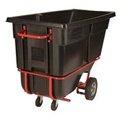 Rubbermaid FG131542BLA - Forkliftable Tilt Truck, Rotational Molded, Standard Duty