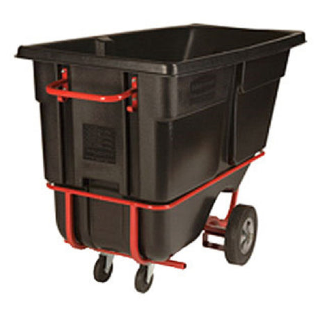 Rubbermaid FG131542BLA - Forkliftable Tilt Truck, Rotational Molded, Standard Duty