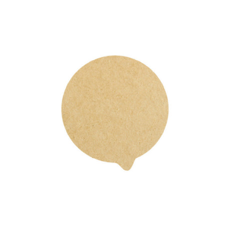 PacknWood 210OPCO123 - Opercover Kraft, D:4.84"dia, Recycleable