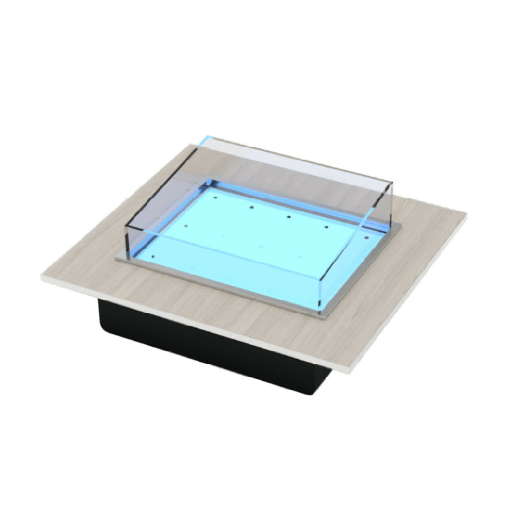 Bon Chef NX-12-SD-S-O - Nexus Counter With Built In Seafood Display, 1/2 Size, 35.5" X 31.5"
