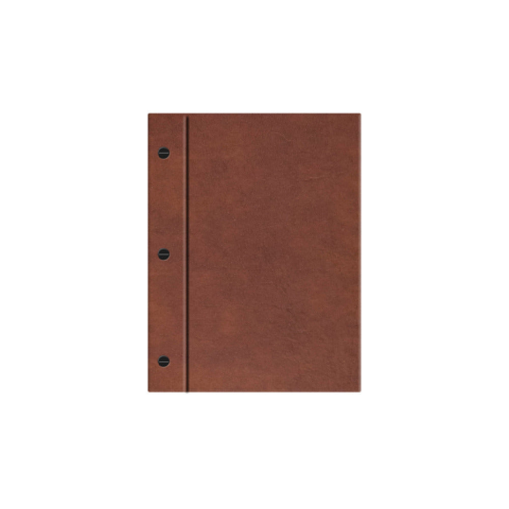 Risch CMBFF-LTH 5.5X8.5 Tuxedo Leather Bonded Leather Chicago Menu Board (specify Color)