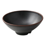 Yanco NA-608BK Nature Art Ramen Bowl 8"dia. X 3-1/8"H 38 Oz