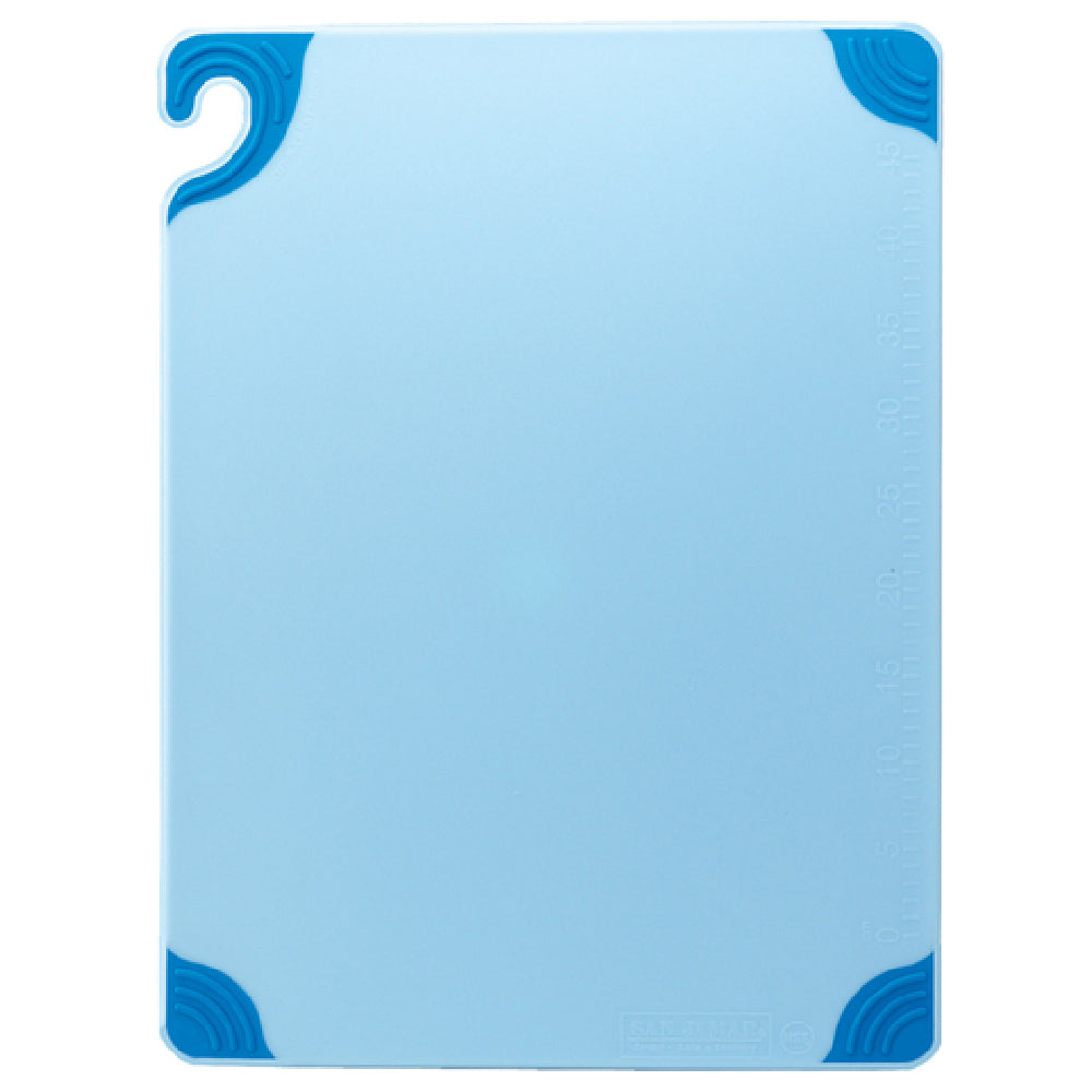 San Jamar CBG912BL Saf-T-Grip® X-Pediter™ Cutting Board 9" X 12" X 3/8" Anti-slip Grip Corners