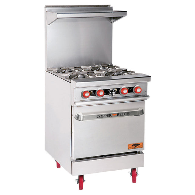 Copper Beech PCBR-4 Restaurant Range Natural Gas 24"W