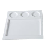 Yanco ML-810 Main Land Compartment Dish Includes (3) 3 Oz. Round Dishes And 10" X 10" Square Tray