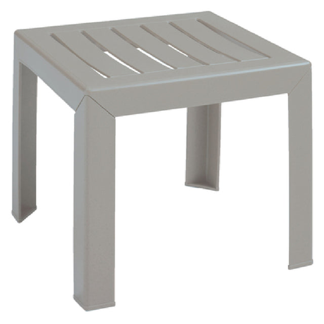 Grosfillex US445766 Westport Outdoor Low Table 16" X 16" Square