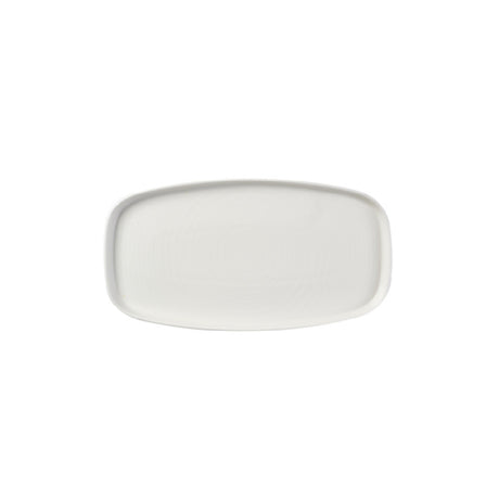 Churchill China WH WO341 - Walled Plate, 35 X 18.5cm 13 3/4" X 7 1/4" H: 2cm, Oblong Microwave & Dishwasher Safe