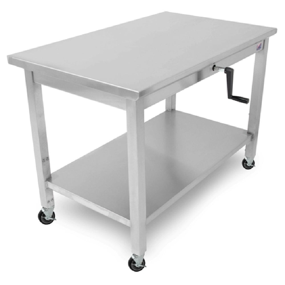 John Boos LT6-3072SSW-C ADA Work Table With Adjustable Height 72"W X 30"D